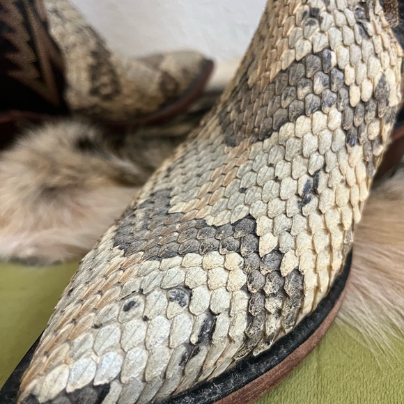 Woman’s Snakeskin Cowgirl Boots - Picture 9 of 16